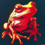 Lithophane Frog